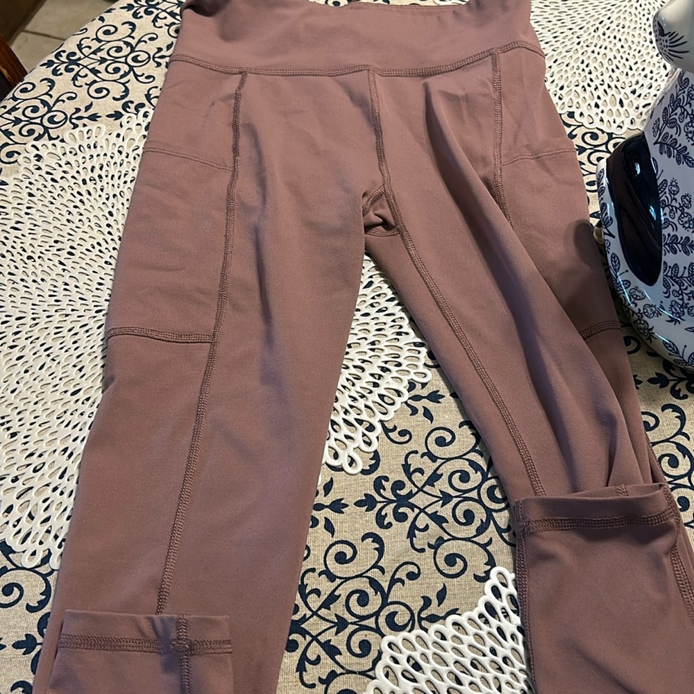 Purple leggings
